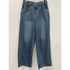 Peppermayo Exclusive - Limited Edition Baggy Jeans - Vintage Blue Wash Size 6